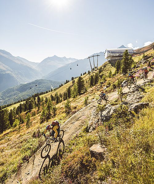 Biking in Soelden